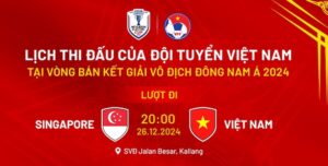 Soi kèo Việt Nam vs Singapore Bán Kết AFF CUP 2024