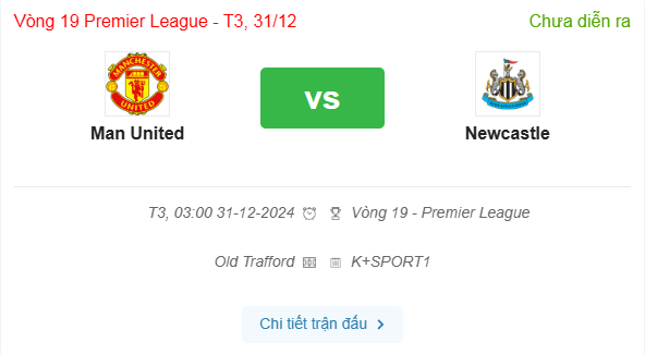 Soi kèo MU vs Newcastle Lúc 3h00 Ngày 31/12 | Soi Kèo Ngoại Hạng Anh